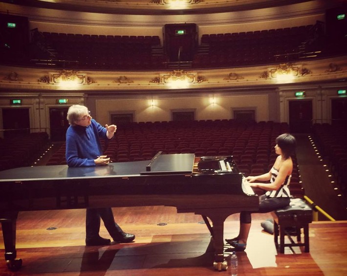 Working with Michael Tilson Thomas on Beethoven 4 for Friday's San Francisco Symphony concert at Usher Hall, Edinburgh