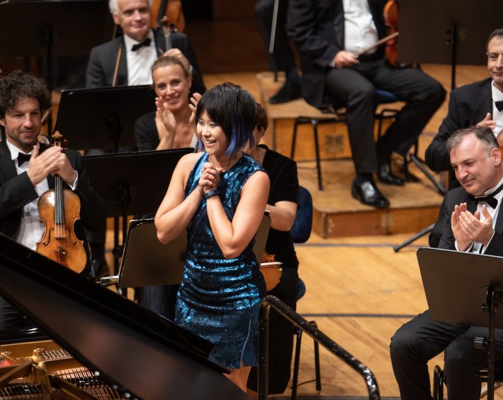 Yuja Wang at Lucerne Festival. Budapest Festival Orchestra. Photo: Manuela Jans